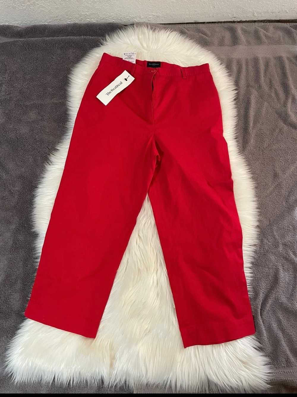 Burberry Red Women's Chinos